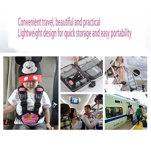 Imagen 2 del producto Cinturón de seguridad para niños, accesorios anticolisión para coche, chaleco de viaje portátil Simple para coche