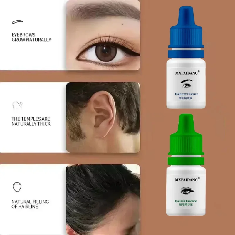 Fast Eyebrow Growth Serum Eyelash Hair Growth Anti Hairs Loss ผลิตภัณฑ์ป้องกันหัวล้าน Fuller หนายาวแต่งหน้าคิ้ว