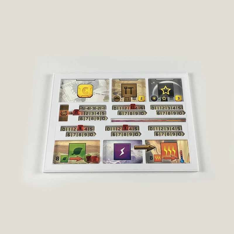 Board game accessories 3D Printing Terraforming Mars Accessories board indicator Player Panel player diy