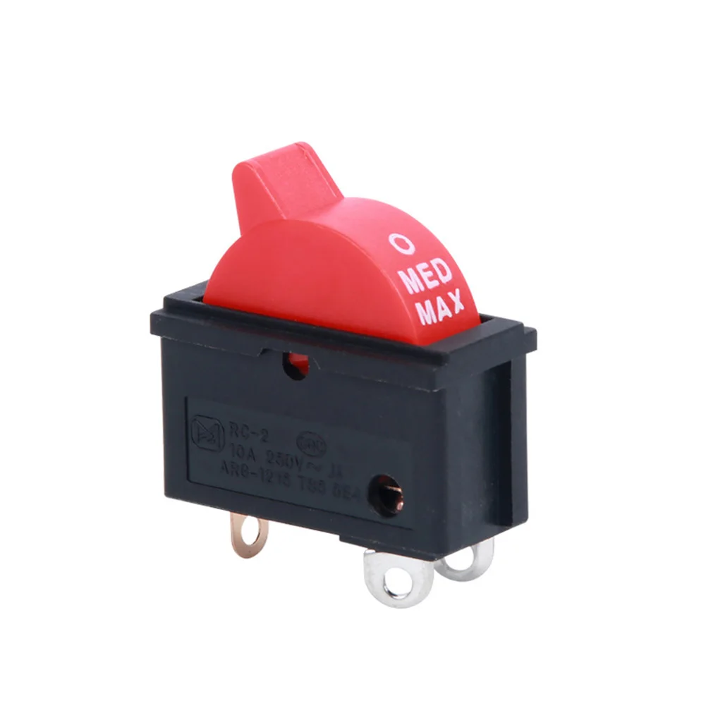 Copper Foot Switch Hair Dryer Switch Home Appliance Switch 10A Current Rating 250V Voltage Rating Better Conductivity