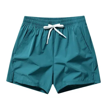 Gym Shorts Men’s Sports Sweatpants Pockets Gym Casual Shorts Basic Lightweight Pants Running Jogging Beach Shorts Men Swimwear ﻿ 5