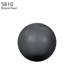 3/4/5/6/8/10/12/mm 5810 Crystal from Austria Round Pearls Full Hole Loose Beads For Jewelry Making Garment Decoration Nail Art