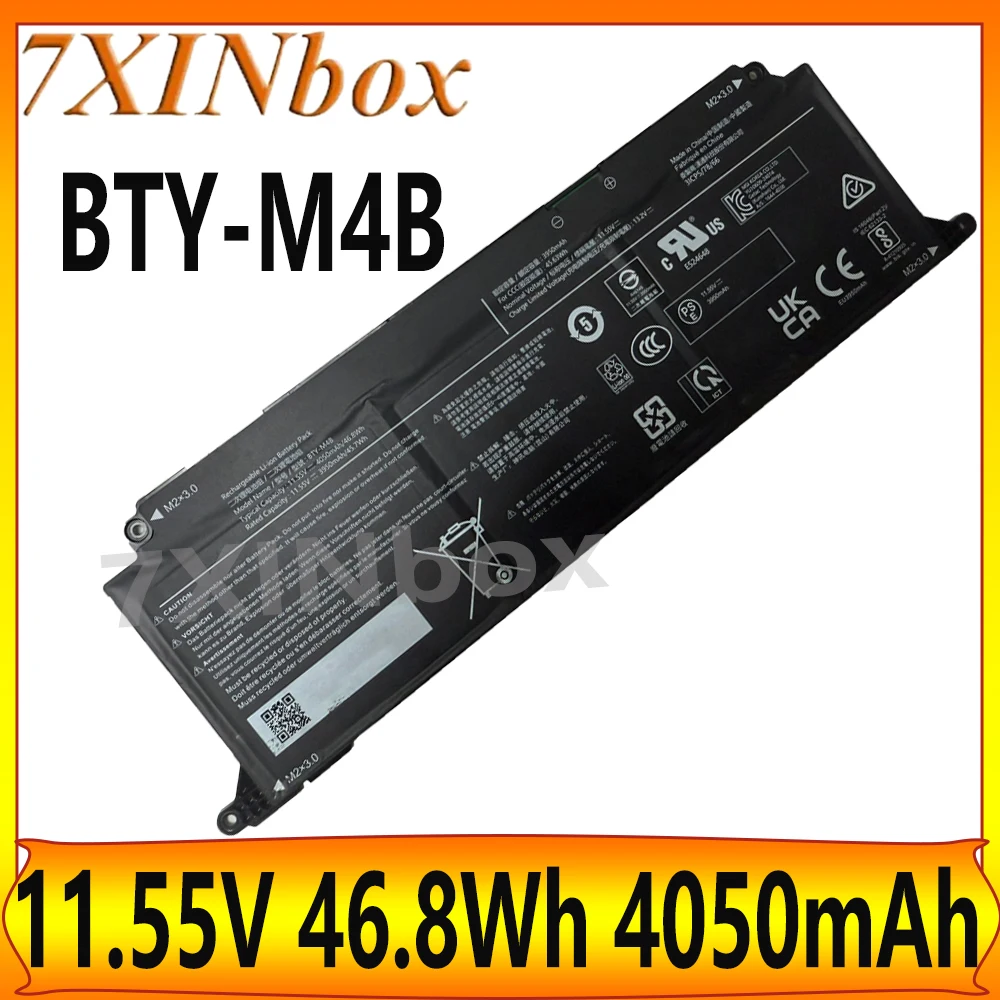 

7XINbox 46,8 Втч для MSI BTY-M4B 11,55 В 4050 мАч аккумулятор для ноутбука 3ICP5/78/66 совершенно новый