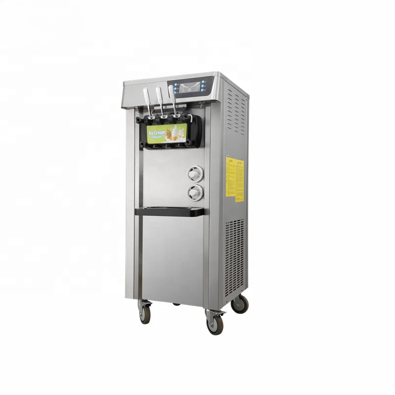 Vigevr Stainless Steel Three Flavor Ice Cream Making Machine for service