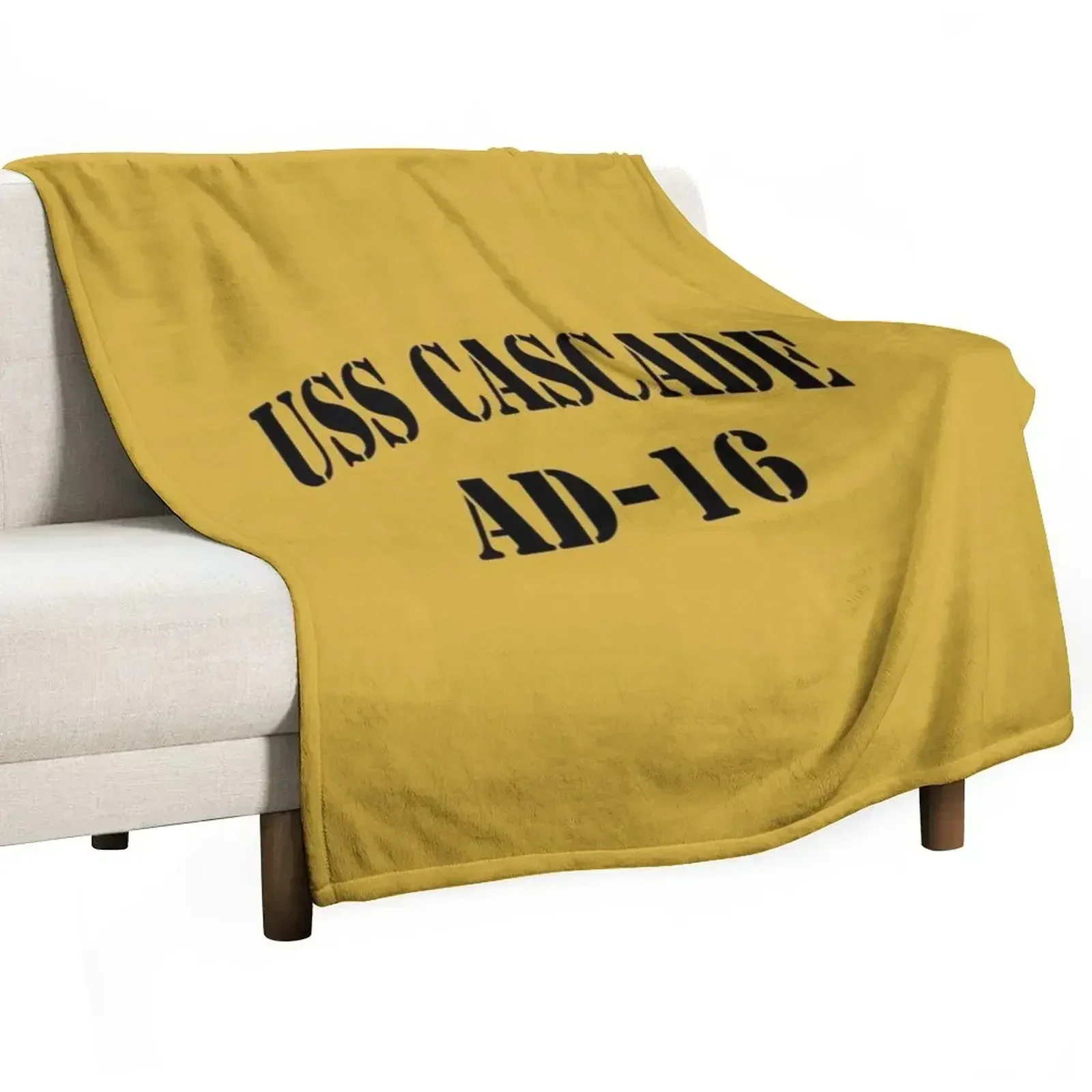 

USS CASCADE (AD-16) SHIP'S STORE Throw Blanket Decoratives Fashion Sofas Thins Bed linens Blankets