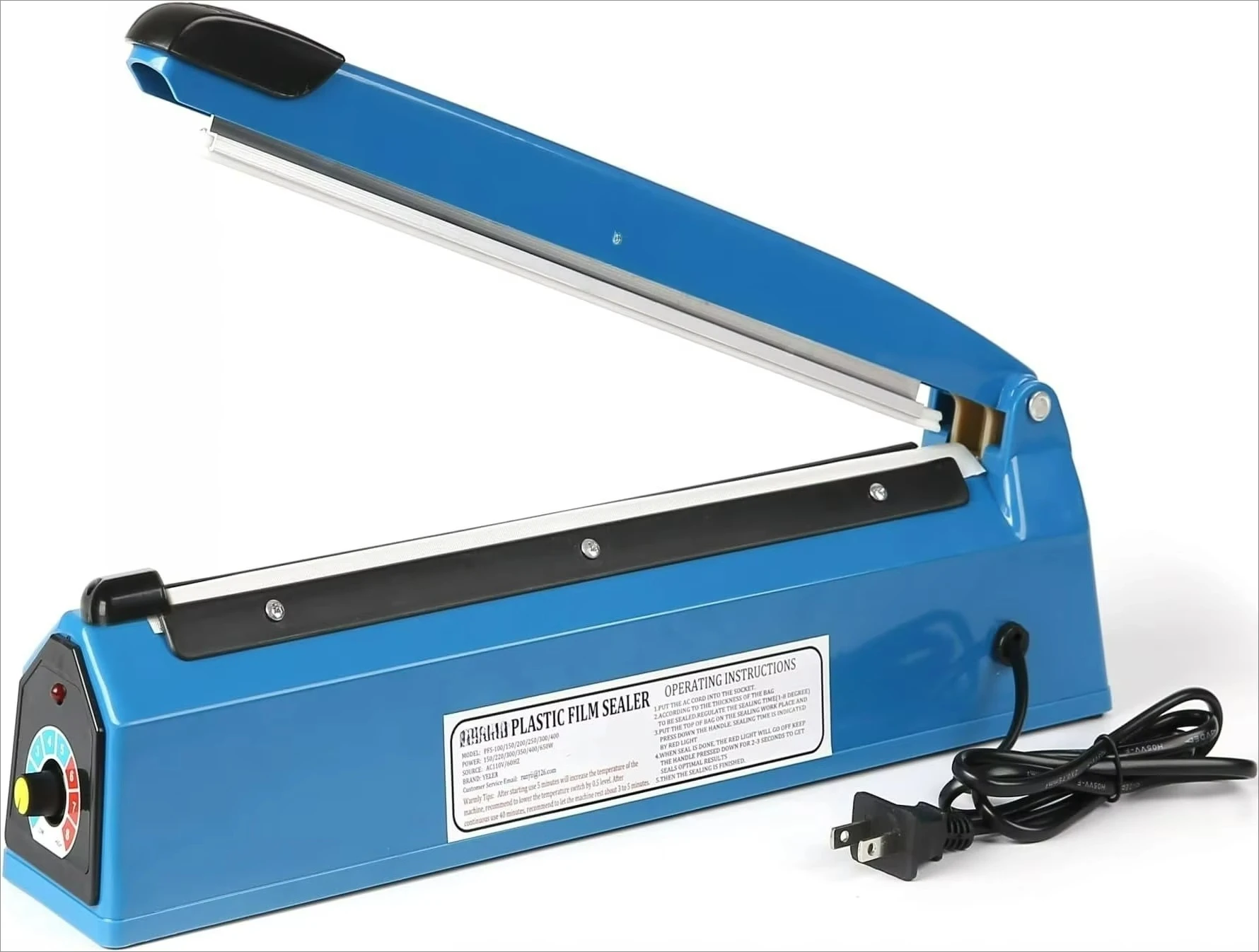 Auxiliar manual da cozinha do calor do aferidor do saco do pulso de 8 polegadas 200mm