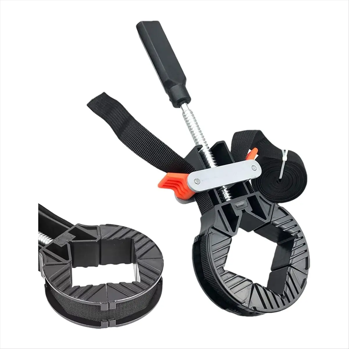 DT35BG Wood Working Clamps Sets, Quick Release Band Clamps, Picture Frame Clamps, Woodworking Strap Clamps,for Woodworking