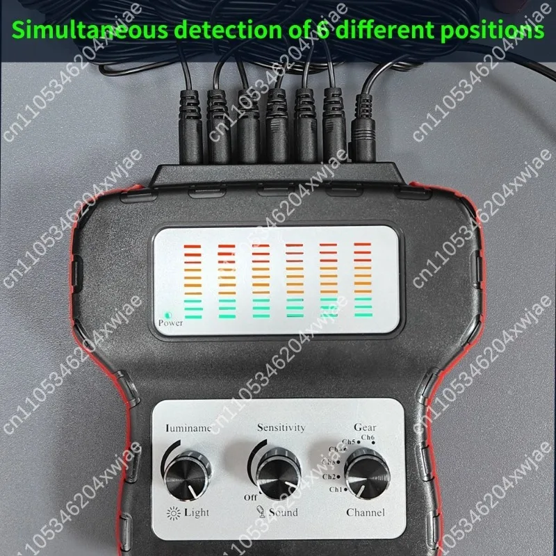 6 Channel Car Noise Finder Electronic Stethoscope Engine Vibration Detector Automotive Diagnostic Tool Kit