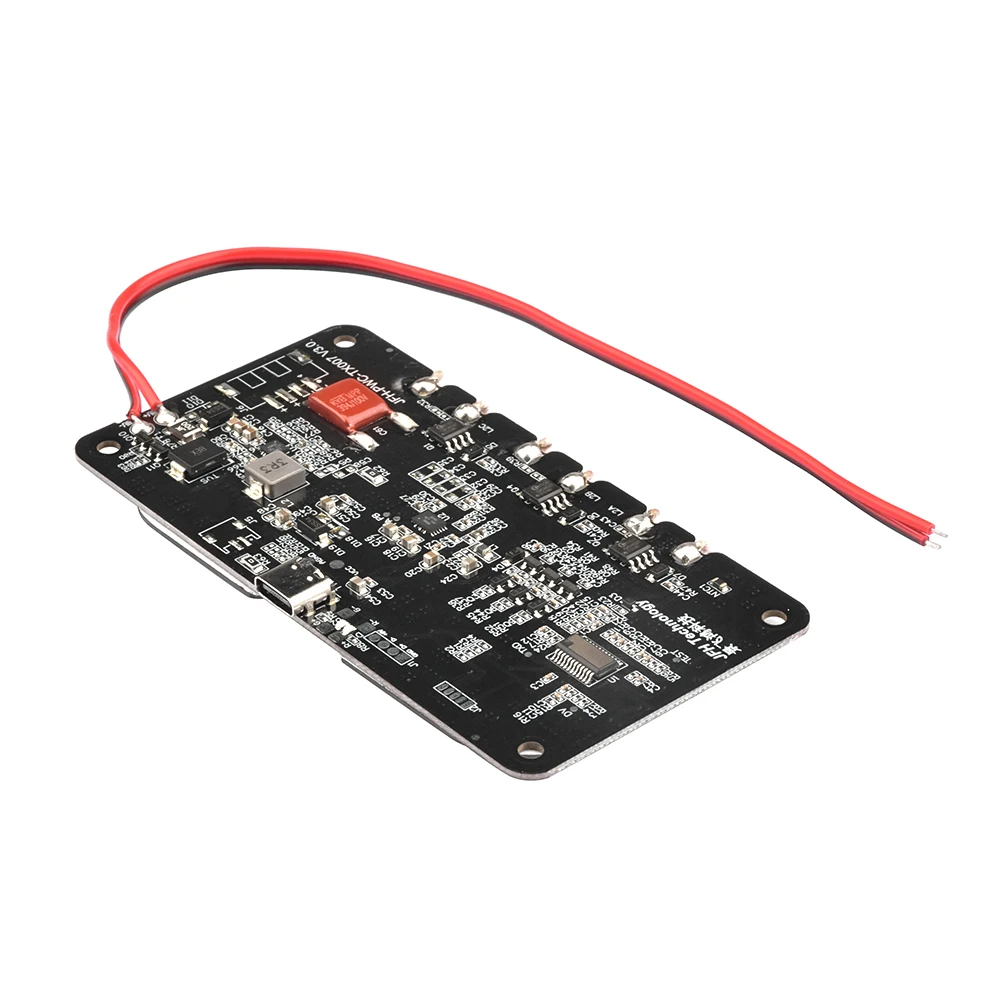 18W 3 Coil High Power Wireless Charger Module Type-C Qi Wireless Charger Transmitter Module DC12V 24V Car PCBA Circuit Board