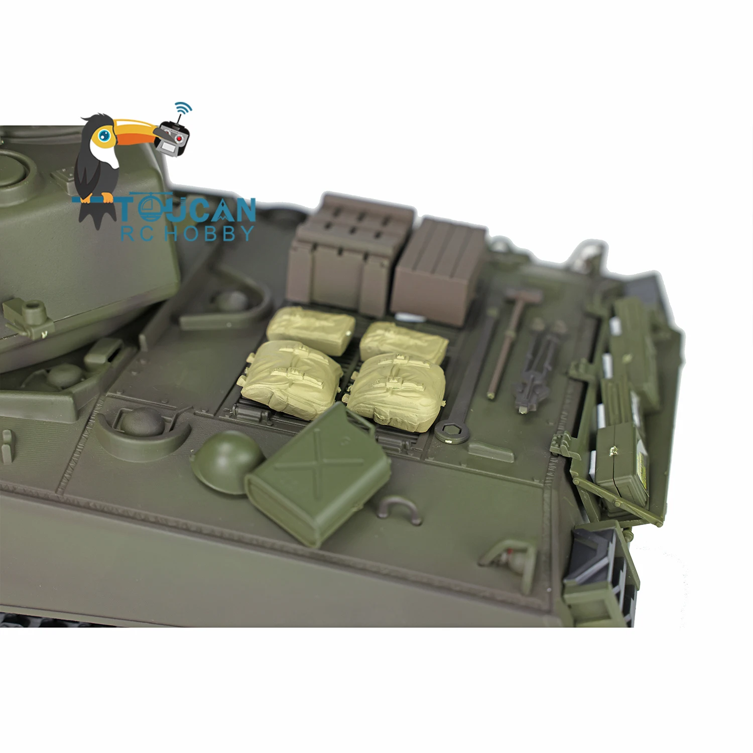 

2,4G 1/16 Henglong 7,0 пластиковый M4A3 Sherman RC Tank RTR версия 3898 модель с дистанционным управлением для исторических боевых болельщиков