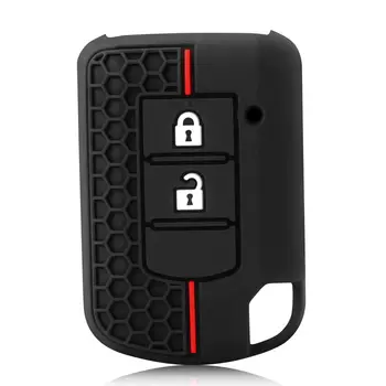 適用於三菱 ASX ASH Outlander Lancer EX Galant Pajero L200 的矽膠汽車鑰匙套,2 鍵鑰匙圈保護套 8 最佳銷售 格蘭特三菱 - №6