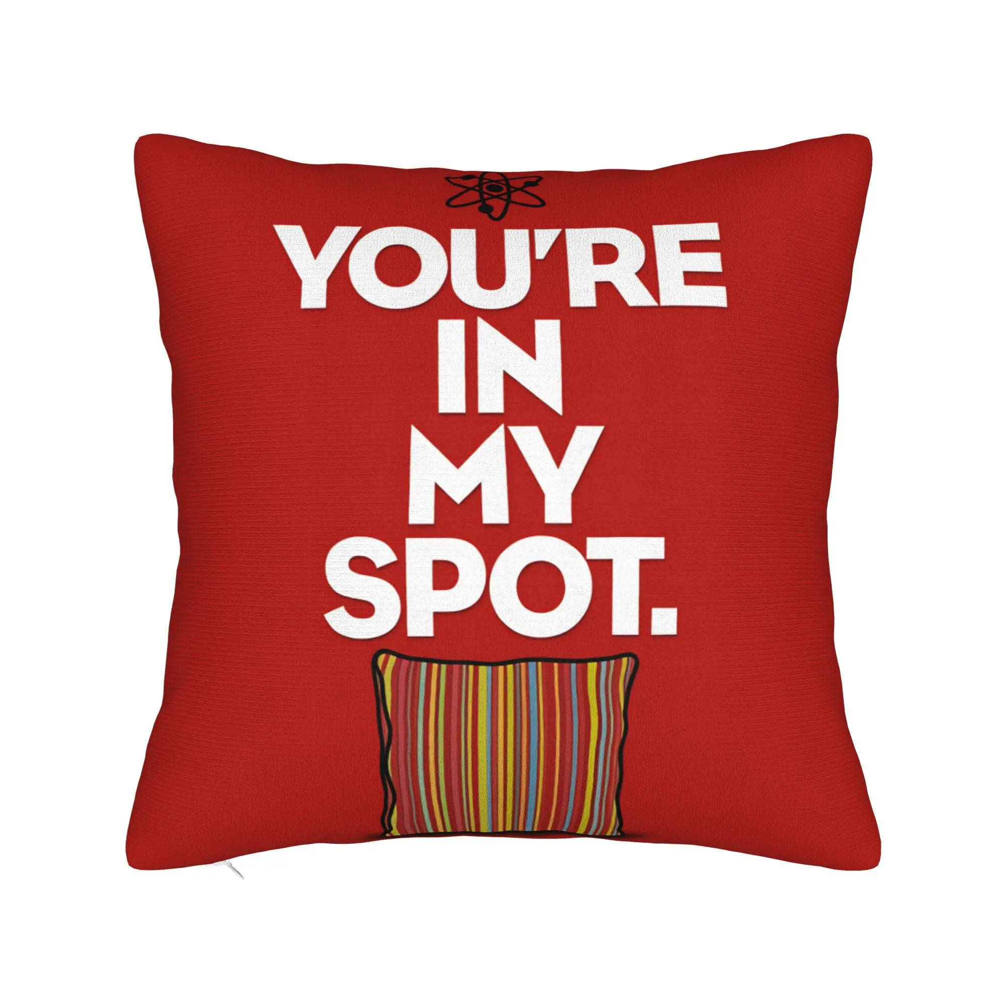 Pillow Case Funny TV The Big Bang Theory Soft  Pillow Cover For Couch Sofa Bedroom Kawaii Pillowcases