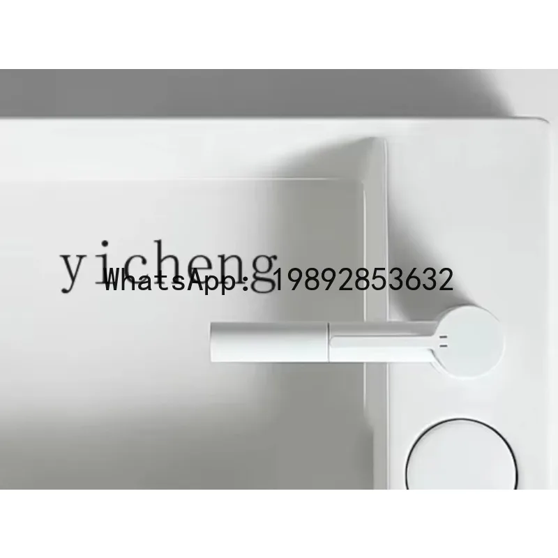 LYY  Countertop Basin Household Washing Machine Bathroom Balcony Wash Basin Ceramic Hidden Drainage