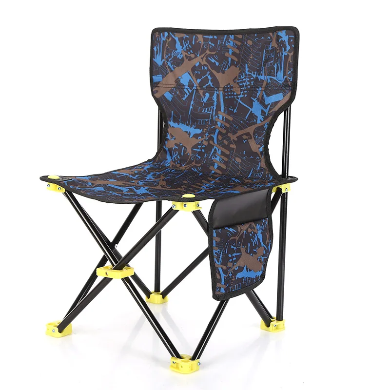 Outdoor Portable Folding Fishing Chair Picnic Camping Stool Oxford Cloth Portable Easy Carry Furniture Beach Chairs Accessories