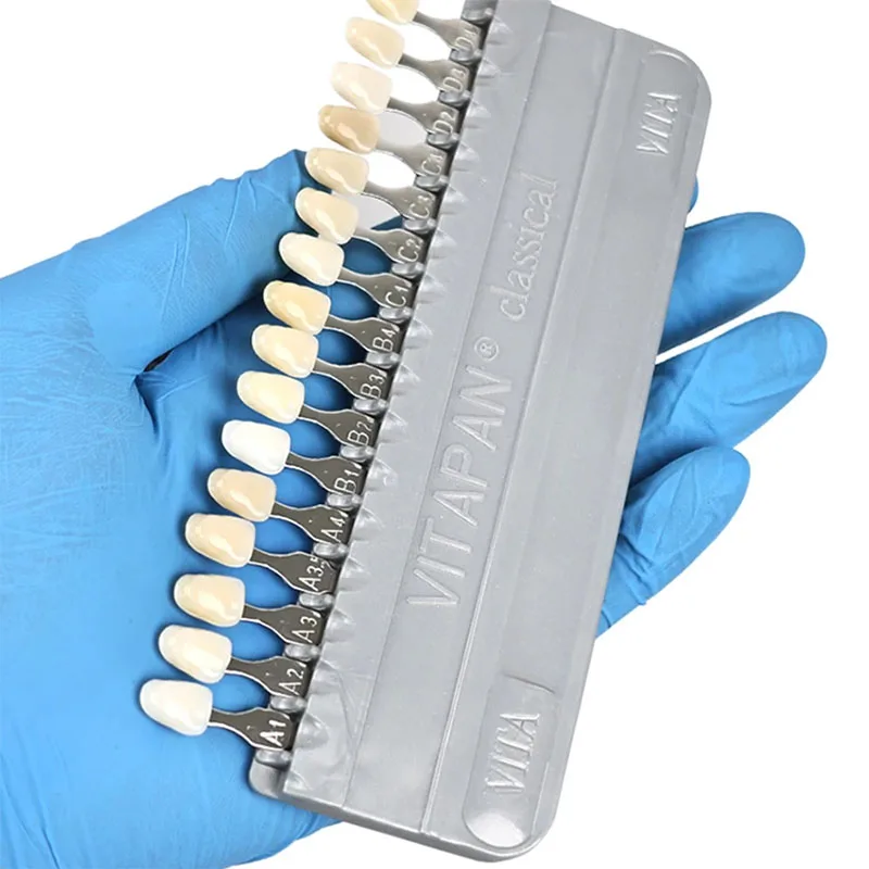 فيتا دليل الظل للأسنان الكلاسيكي 16 لون فيتا ثلاثية الأبعاد ماستر مختبر الأسنان التبييض الظل دليل 29 لون نموذج الأسنان لوحة الألوان #6