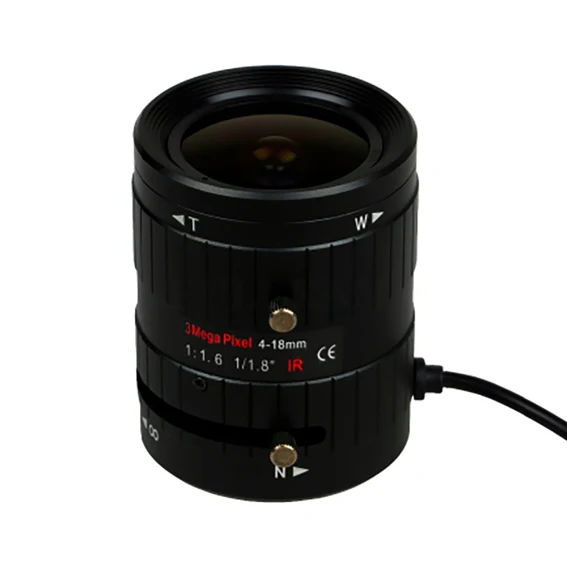 

2024 High Resolution 3 Megapixel 1/1.8" C Mount 4-18mm CCTV Lens High Quality