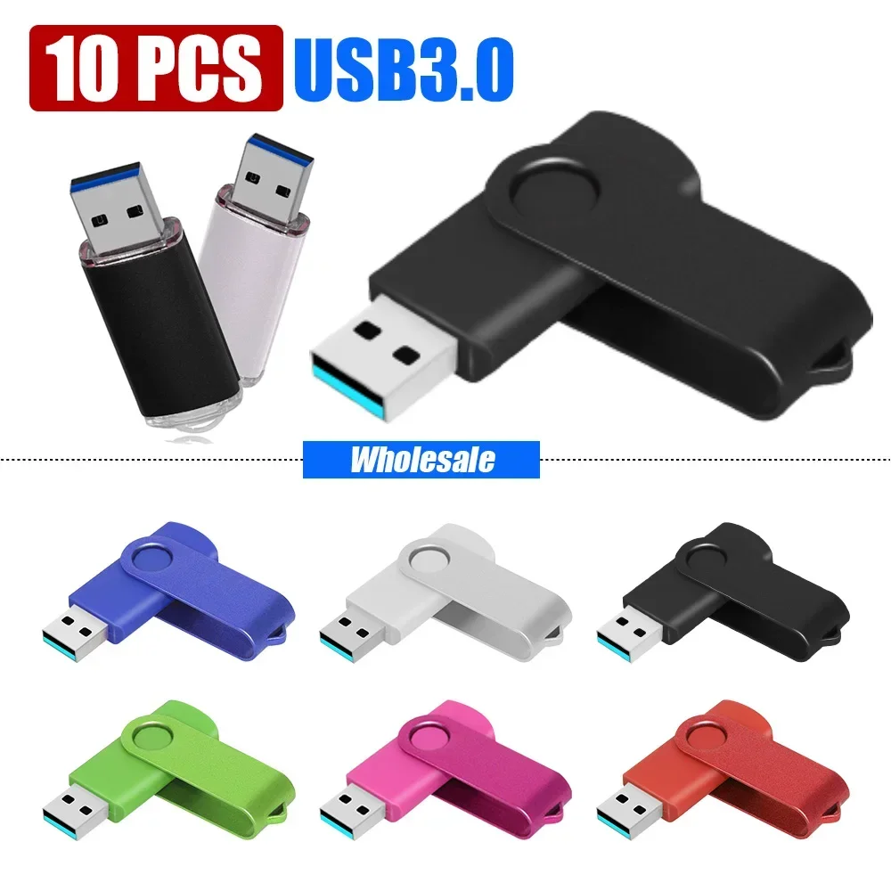 

10 шт./партия, USB 3.0 флеш-накопитель, 128 ГБ, 64 ГБ, 32 ГБ, 16 ГБ, 8 Гб