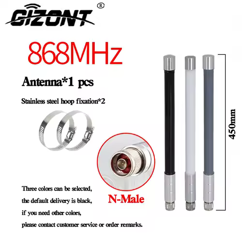 868MHz Fiberglass Antenna Outdoor OMNI Antenna 868 MHz Helium Bobcat Miner  Hotspot Antennas for Meshtastic Lorawan Long Range N - Image 8
