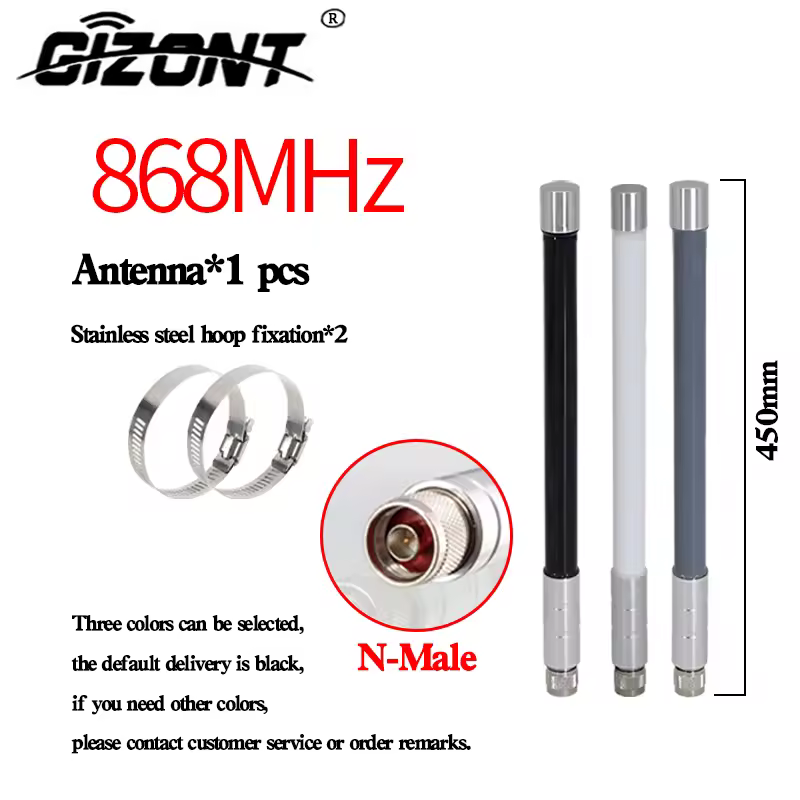 868MHz Fiberglass Antenna Outdoor OMNI Antenna 868 MHz Helium Bobcat Miner  Hotspot Antennas for Meshtastic Lorawan Long Range N - Image 8