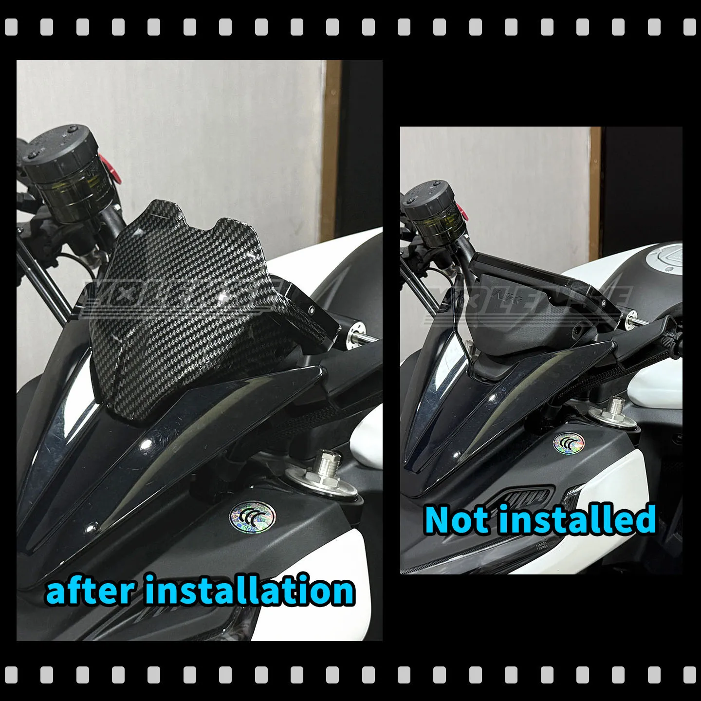 Passend für CFMOTO 675NK 675 NK Motorradzubehör Frontscheibe Windschutzscheibe Windabweiser Schutzschild