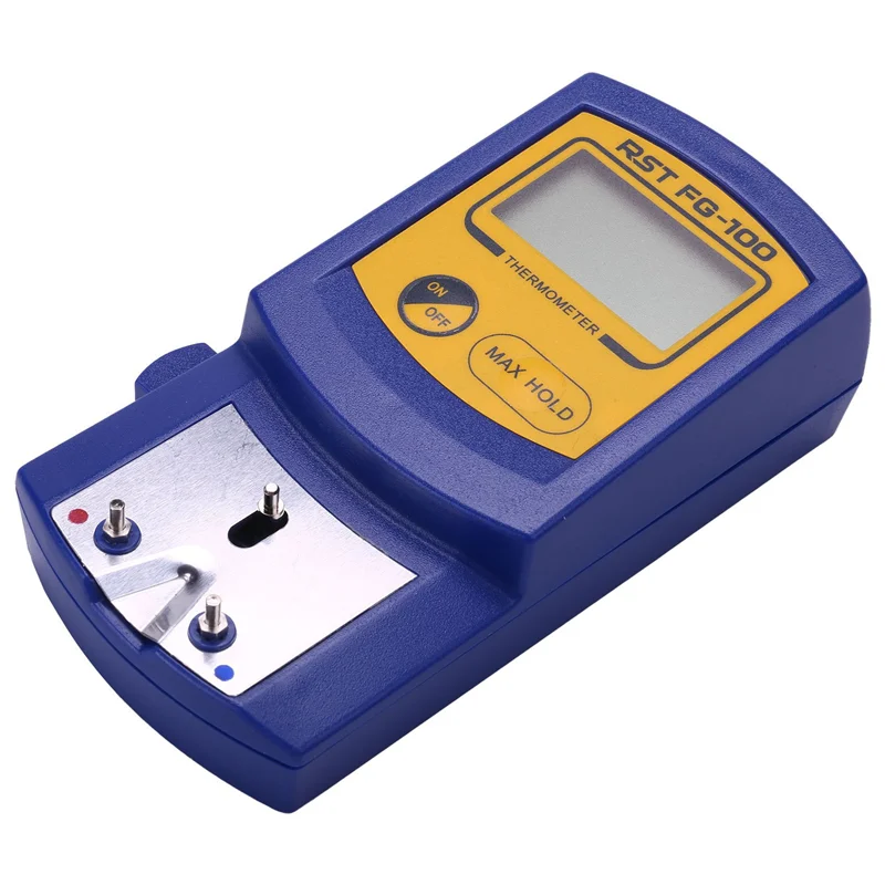 2X FG-100 سبيكة لحام رقمية نصائح ميزان الحرارة جهاز قياس درجة الحرارة لنصائح لحام الحديد + 10 قطعة أجهزة استشعار خالية من الرصاص-BTFL