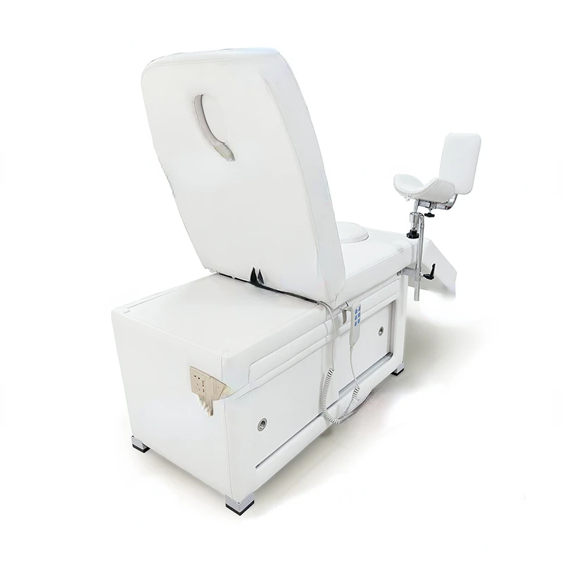 Hospital gynecological examination table medical private moon bed with cabinet multi-functional examination bed