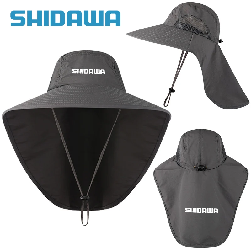 

Shidawa Летняя мужская Солнцезащитная дышащая рыболовная шляпа для активного отдыха альпинизма Солнцезащитная шляпа для рыбалки шляпа для охоты верховой езды солнцезащитная Кепка