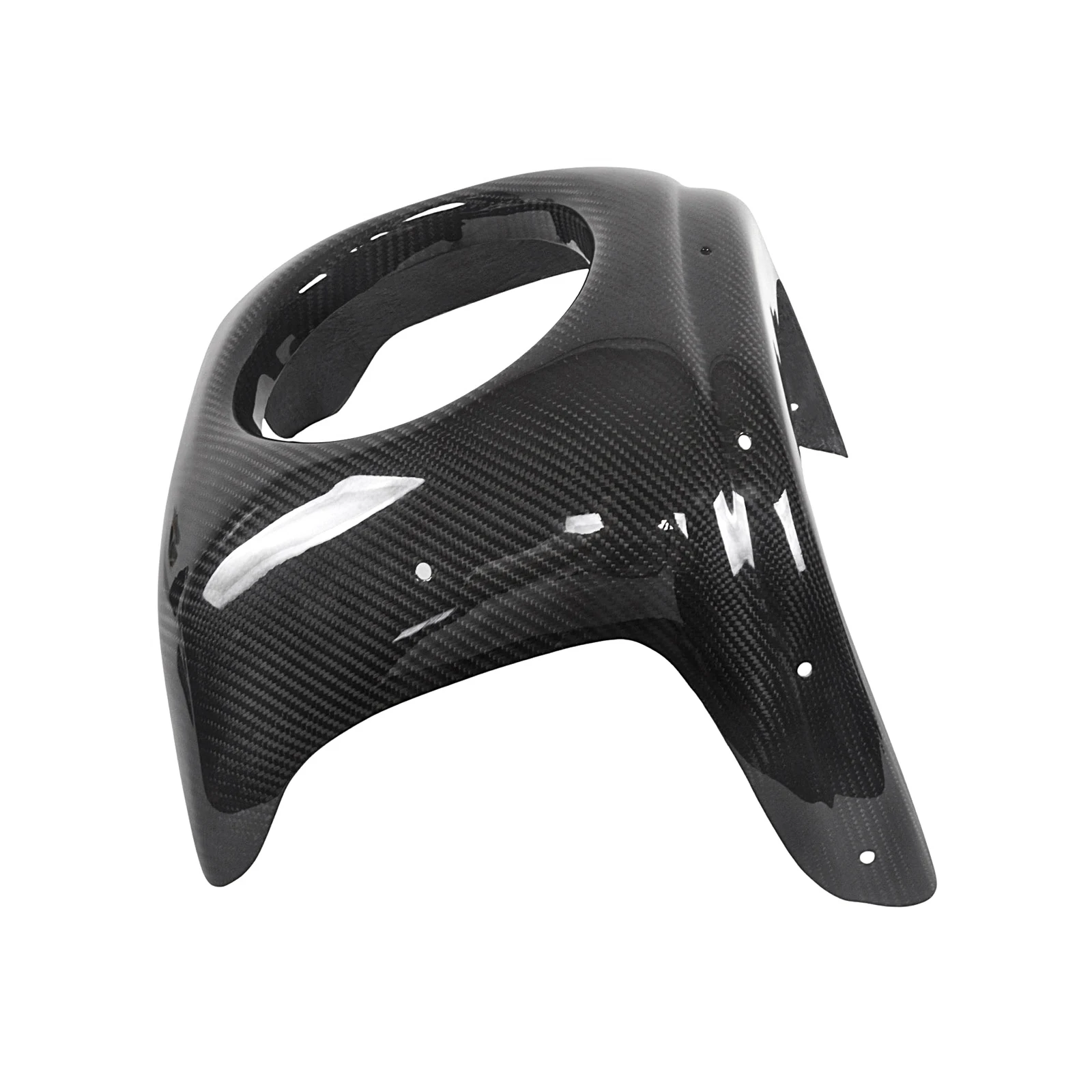 For BMW R Series R90 S R100 S Carbon Fiber Headlight Cowl Cover With Windshield Motorcycle Cockpit Trim Panel Front Fairing
