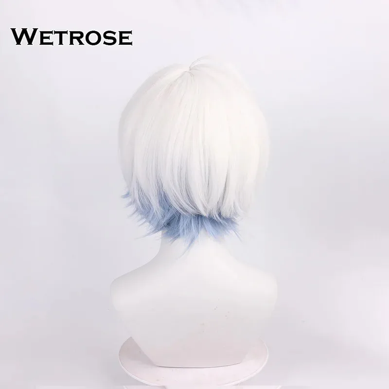 zizi 2025【Wetrose】 Nijisanji EN Kaelix Debonair 코스프레 헤어 풀세트 가발 할로윈 크리스마스