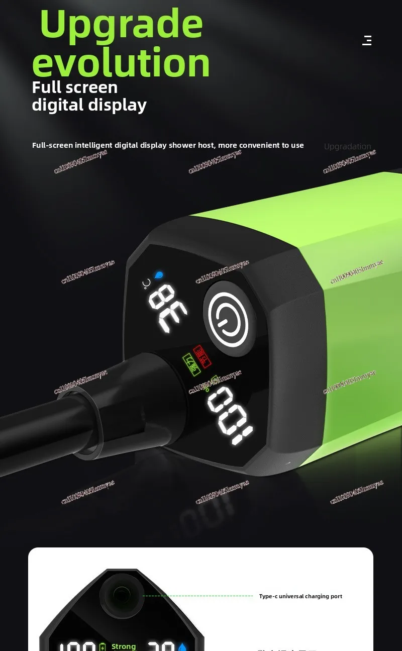 Outdoor Bathing Artifact Dormitory Rental Rural Household Portable Simple Shower Self-priming Pump Electric Shower