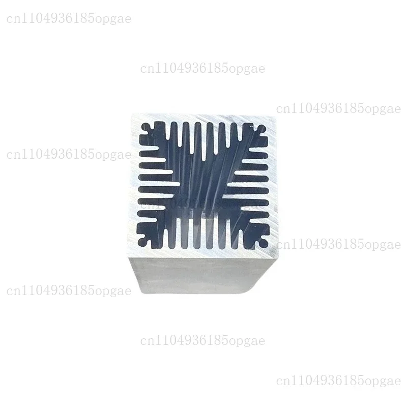 Triode Heat Sink Wind Tunnel Heat Dissipation Customization High-power Air-cooled Radiator Profile 40 * 40 * 100 Electronic