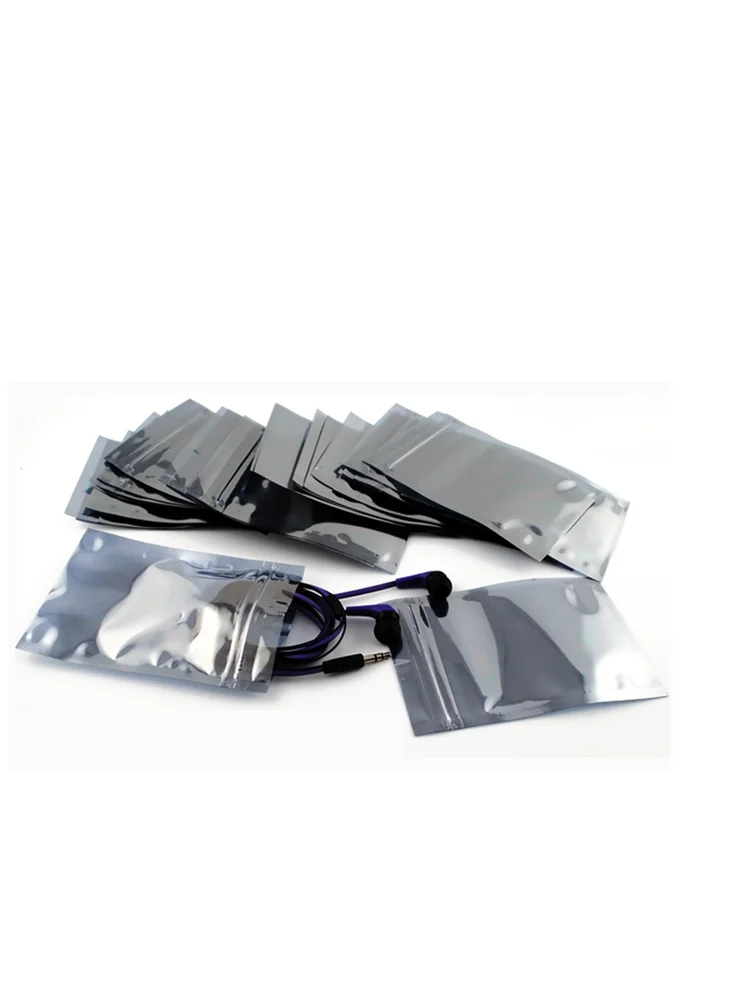 6*9cm Anti Static Shielding Bags ESD Anti-Static Pack Bag Zip Zipper Lock Top Waterproof Self Seal Antistatic Package Bag