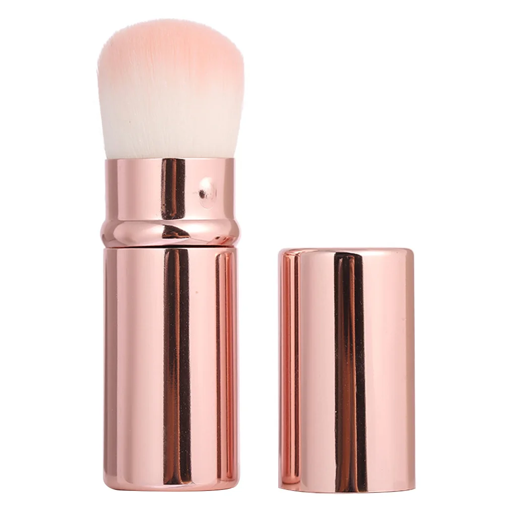 1Pcs Blush Brush High-Quality Synthetic Fibers Makeup Tool for Contouring Highlighting Setting Daily Travel Use