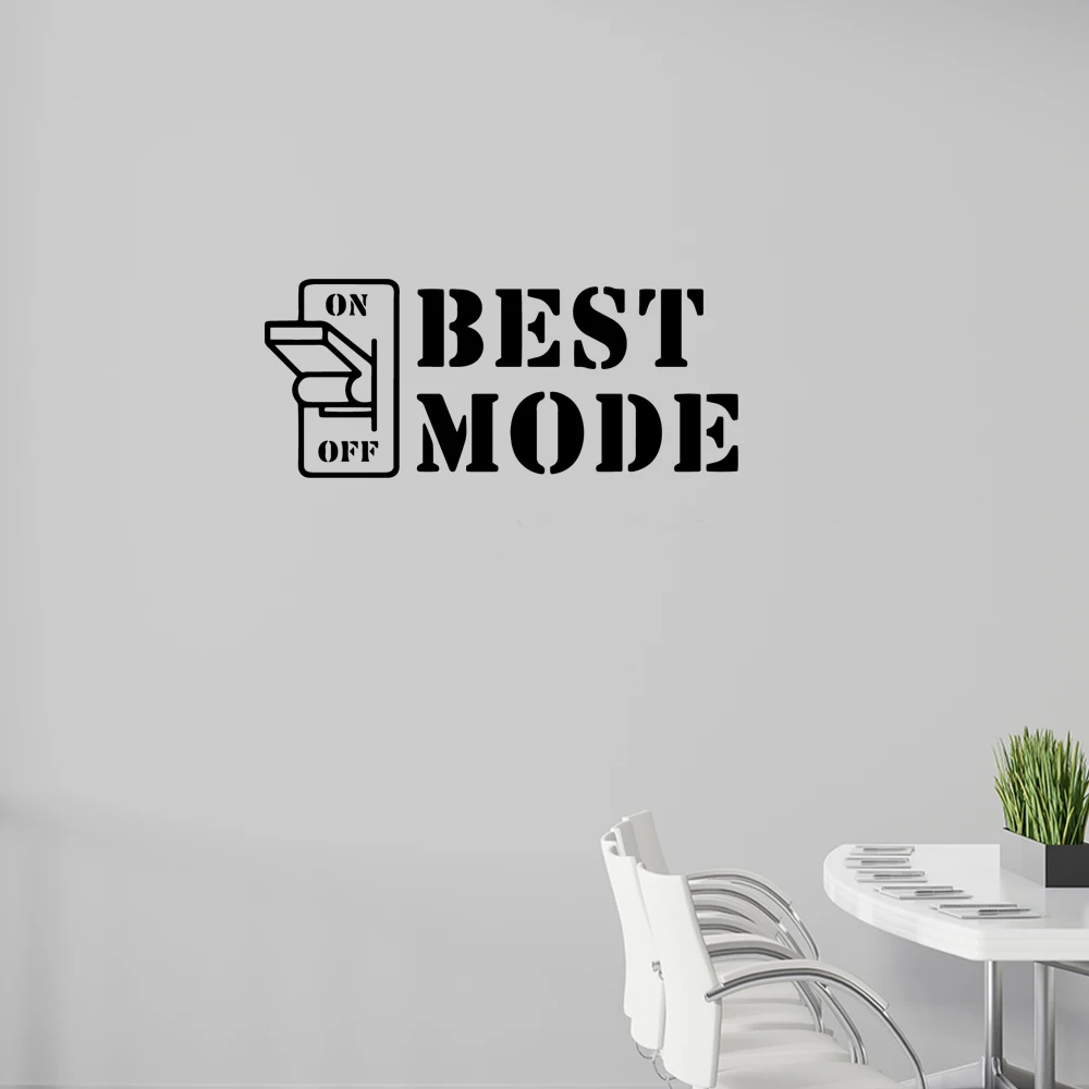 1 pc new Wall Sticker for office work effience best mode wallpaper Vinyl Art Home Decor For the office Art Decor Wallpaper