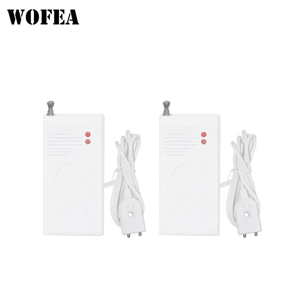 WOFEA High Performance 433MHZ Wireless Water leak Sensor Water Leakage Detector Alarm For Alarm System
