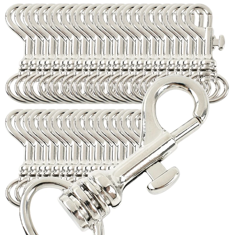 5/10/20P Meetee 13-20mm Metal Swivel Lobster Clasp Bag Strap Trigger Clip Buckle Webbing Belt Snap Hooks DIY Sewing Accessories