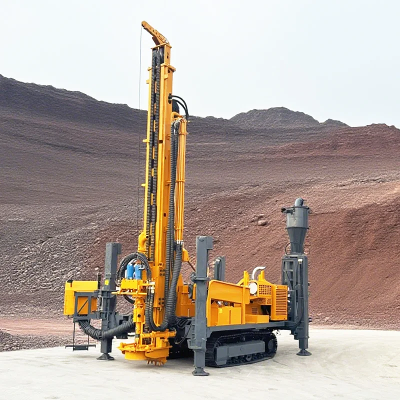 Easy Operation Reverse Circulation Core Drill Rig Integrated Dust Collection System for Construction Engineering Exploration