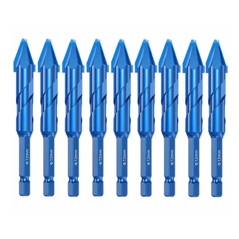 6/8/10/12mm High Hardness Eccentric Drill Precision Drilling Glass Tile Ceramic Punching Rock Slab Drill Bit Offset Cutting