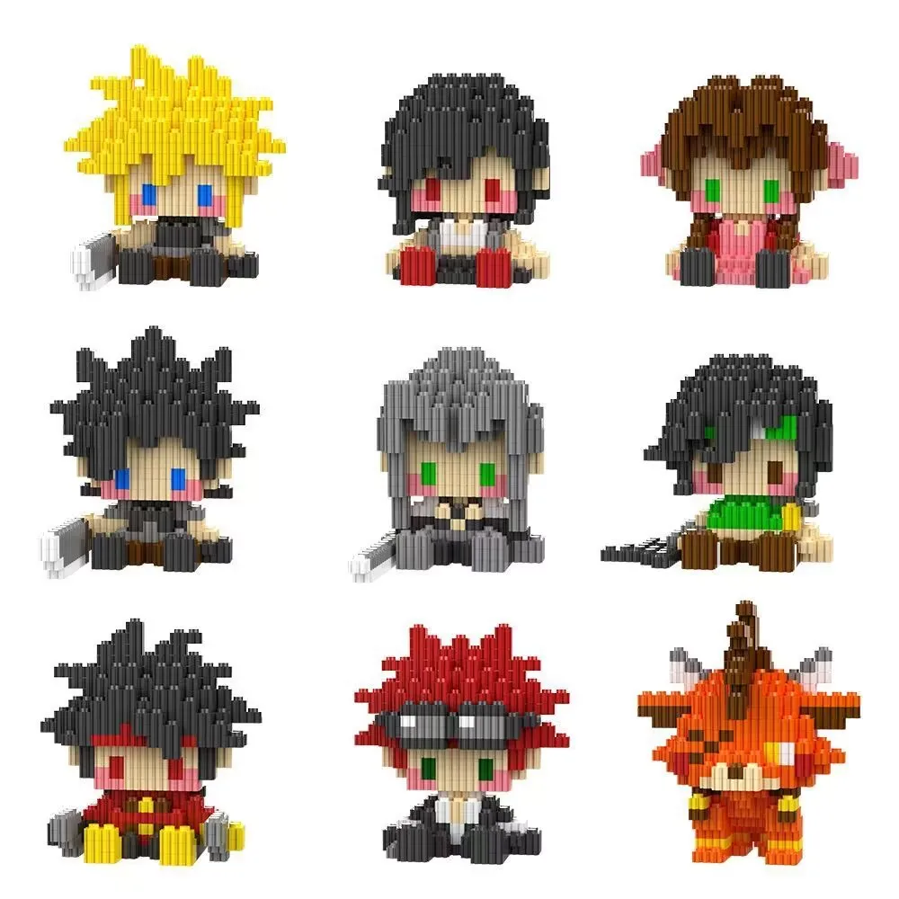 JX TOY-décennie s de construction miniatures, figurines de dessin animé, jouets d'épissure, statue de Sephiroth, Tanza, poupées de bureau ahiith