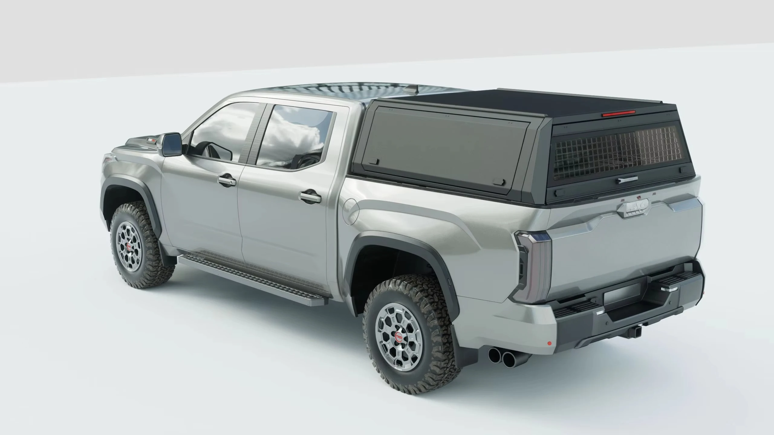 Truck Canopy Hard Top for Isuzu NPS Commercial Pickup Aluminum Bed Camper Shell