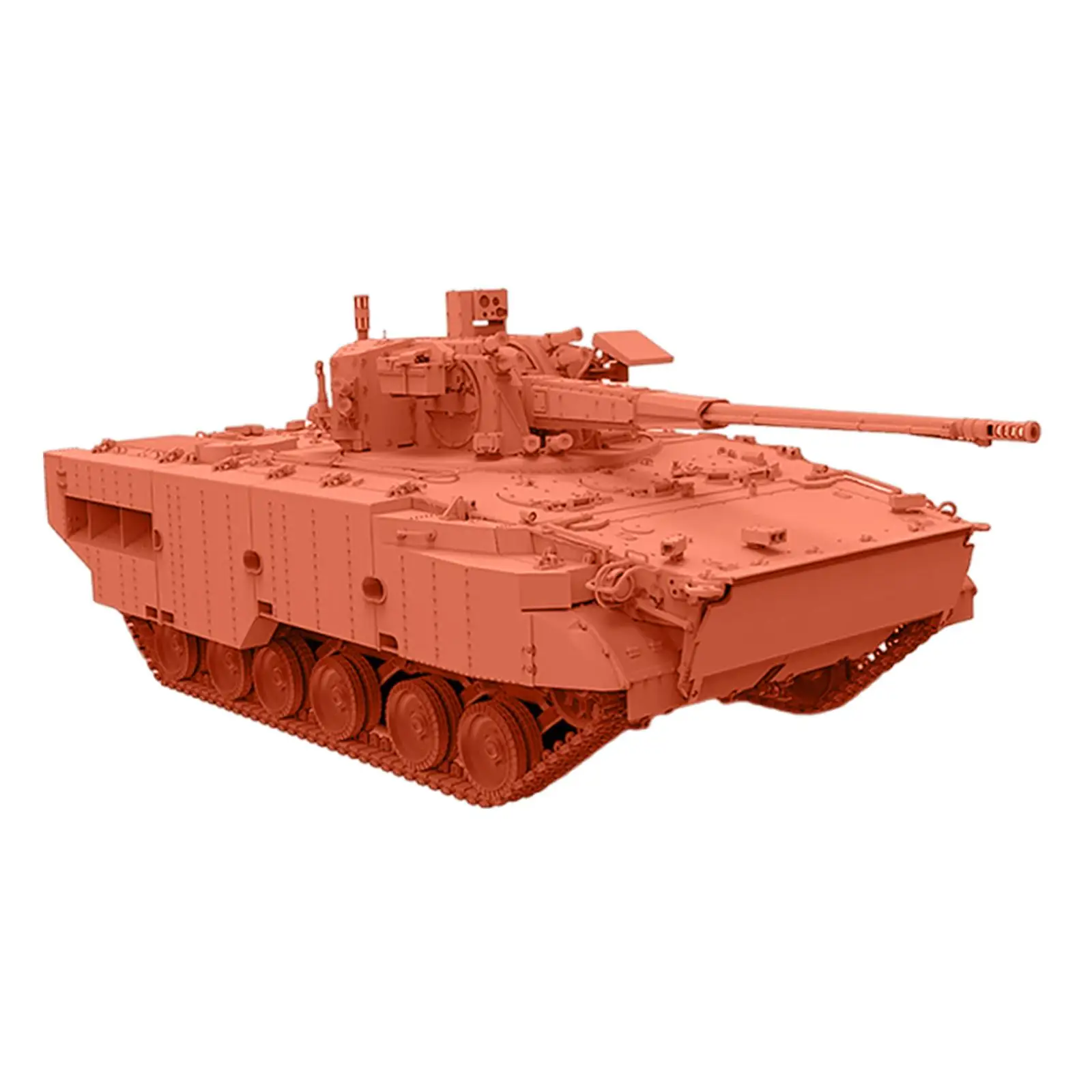 1:72 3D Tank Model Miniature DIY Assemble Armored Vehicles Tracked Crawler Chariot for Children Party Favors Table Scene Gift