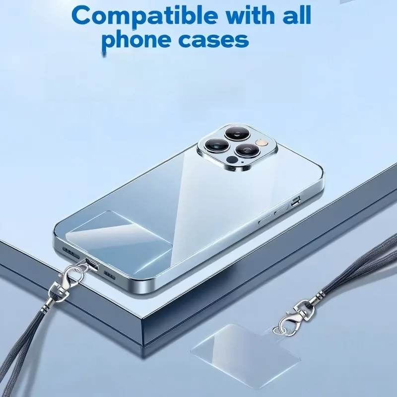 

Anti-Lost Universal Phone Lanyard - Transparent Detachable Strap with Card Gasket | Durable Hanging Accessory