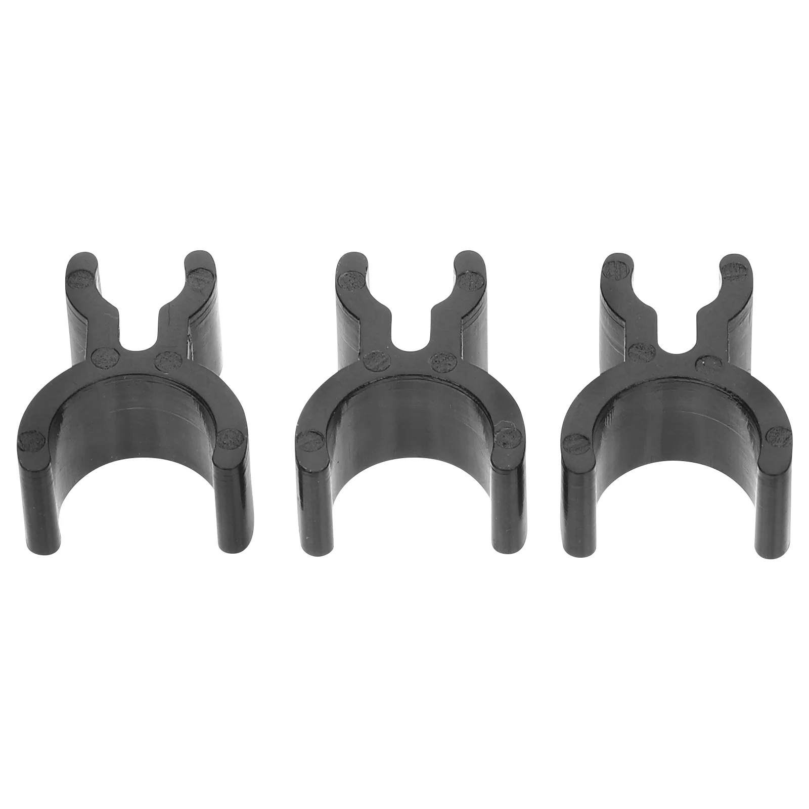 3 pièces en plastique noir corne française crayon trompette stylo Clips support Portable Instruments de musique crayon Clips bureau pour musiciens