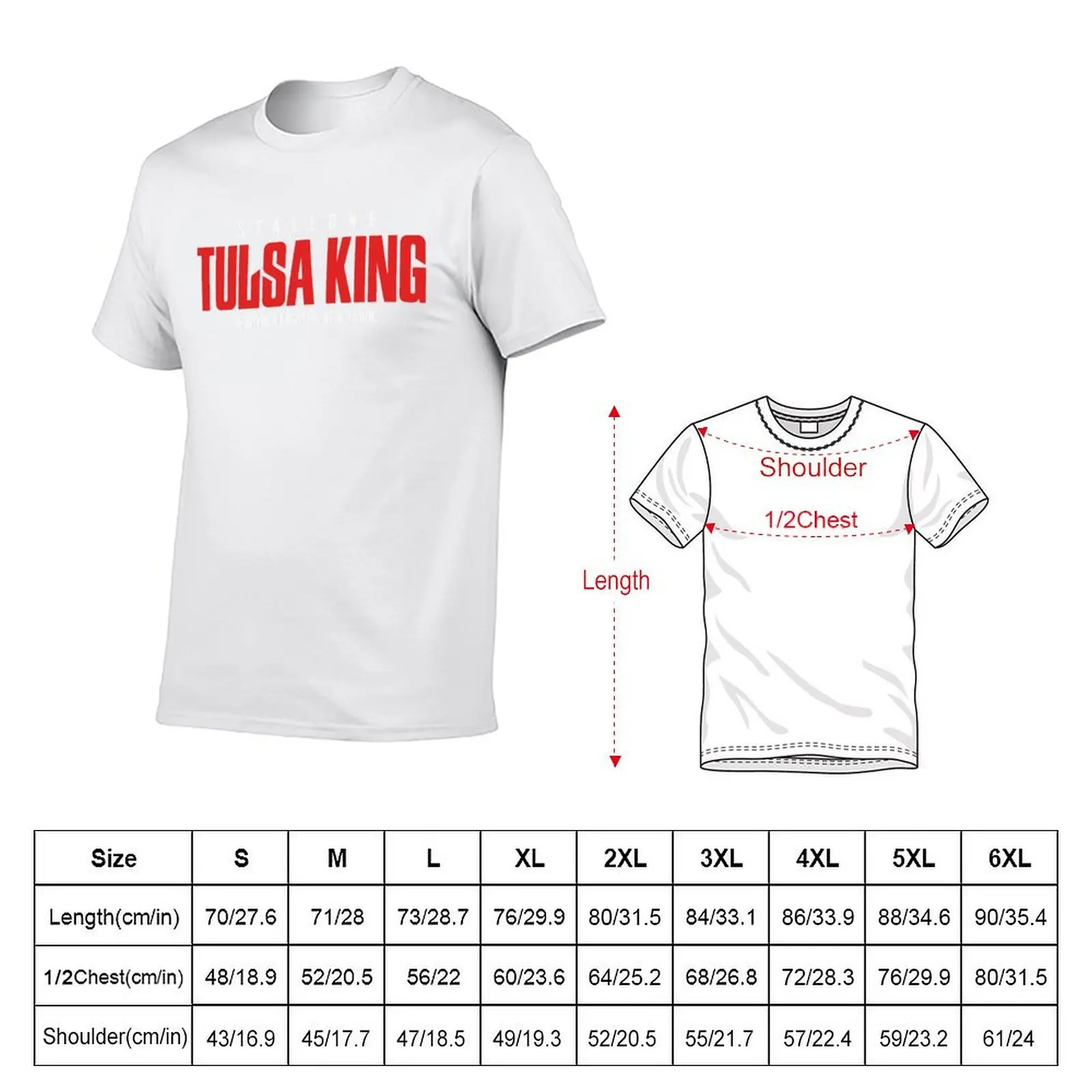 Tulsa King Stallone T-Shirt man t shirt graphic anime tshirt T-Shirt