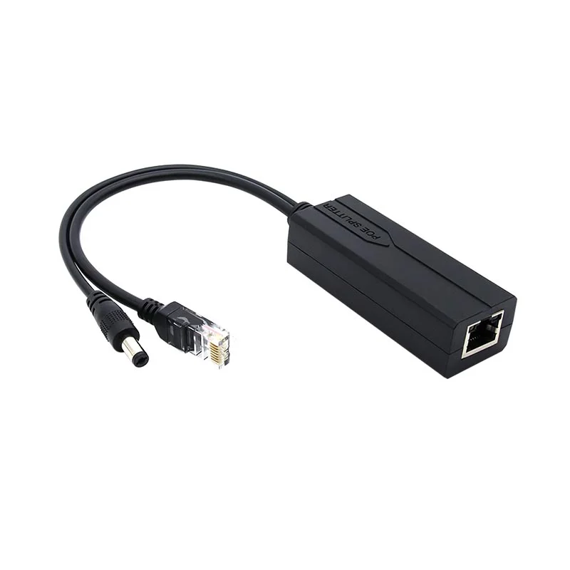 Gigabit 1000Mbps Standard PoE Splitter 48V to 12V isolated PoE power supply module