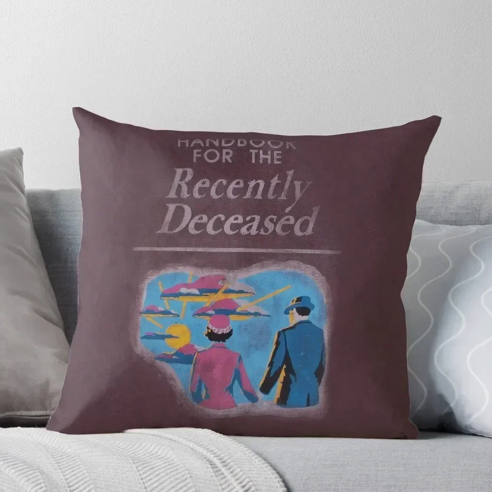 

Handbook for the recently deceased Throw Pillow Plaid Sofa Cushion Child pillow