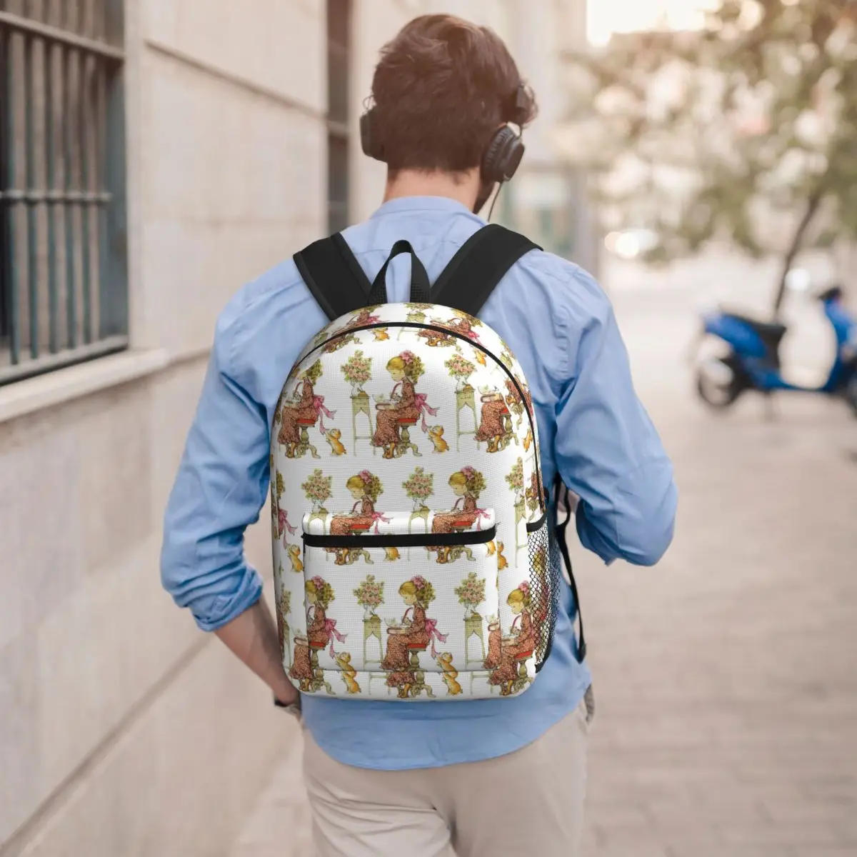 

Kawaii Sarah Kay Backpack Boys Girls BookBag Children School Bag Computer Shoulder Bags for Men Women