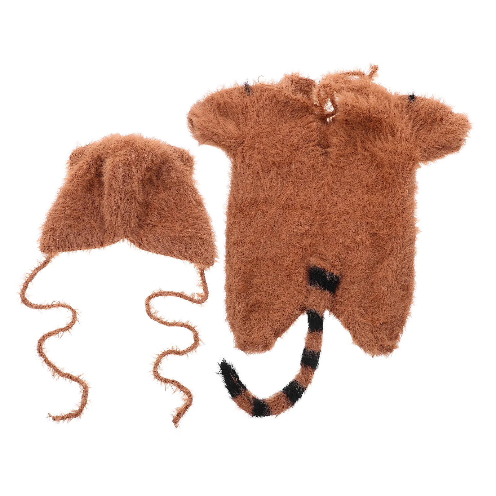

Newborn Photography Suit Babies Photoshoot Outfit Baby Tiger Costume Crochet Bodysuit Outfits Boy Girl Props