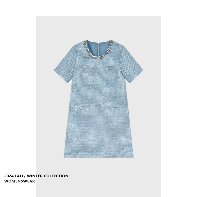 

Женская летняя сумка Ele Blue Tear Vintage High-End Dr by Forever 2 Unique Commute Sle ort Sve