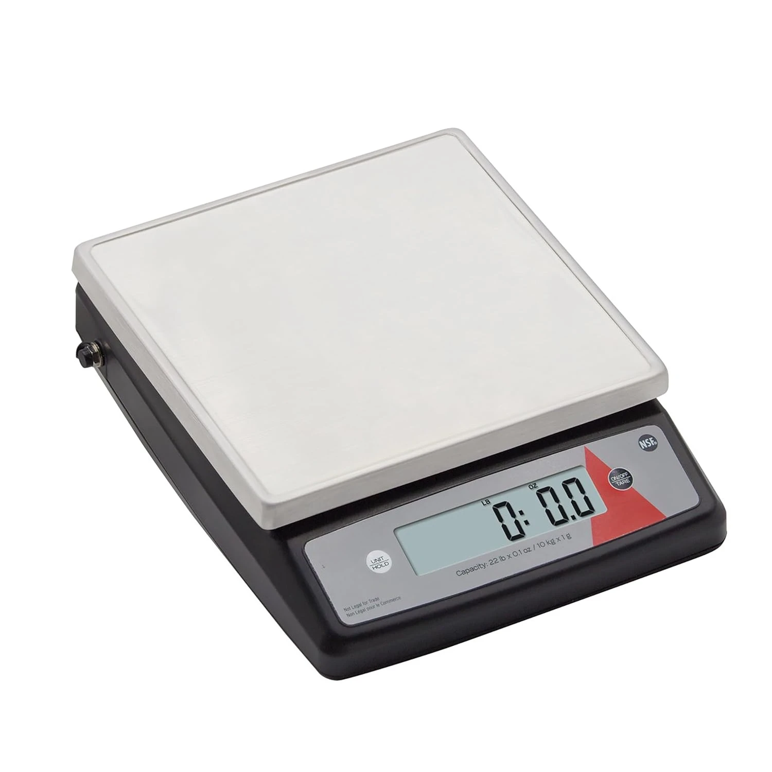 22-Pound Digital Portion Control Scale, Food Scale for Precise Weight Measuring and Portion Control, Tare and Hold Function,Stainless Steel Platform